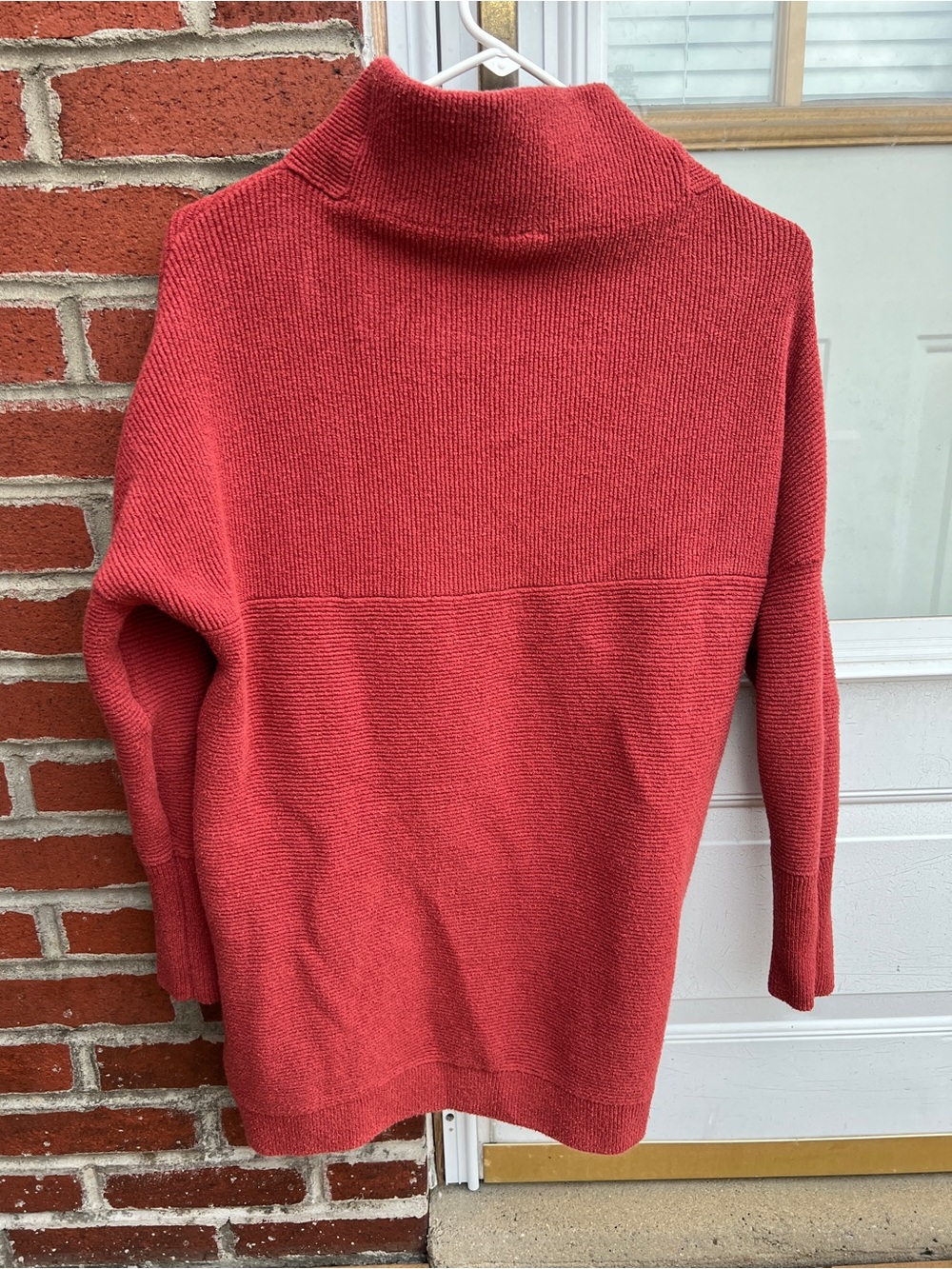 Free People Dusty Coral Mock Neck Tunic